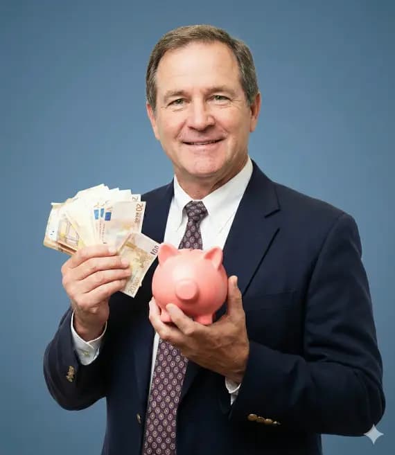 Professional mortgage broker helping clients